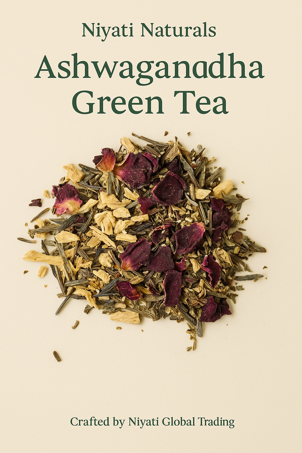 Ashwagandha Green Tea – Natural Calm in Every Sip